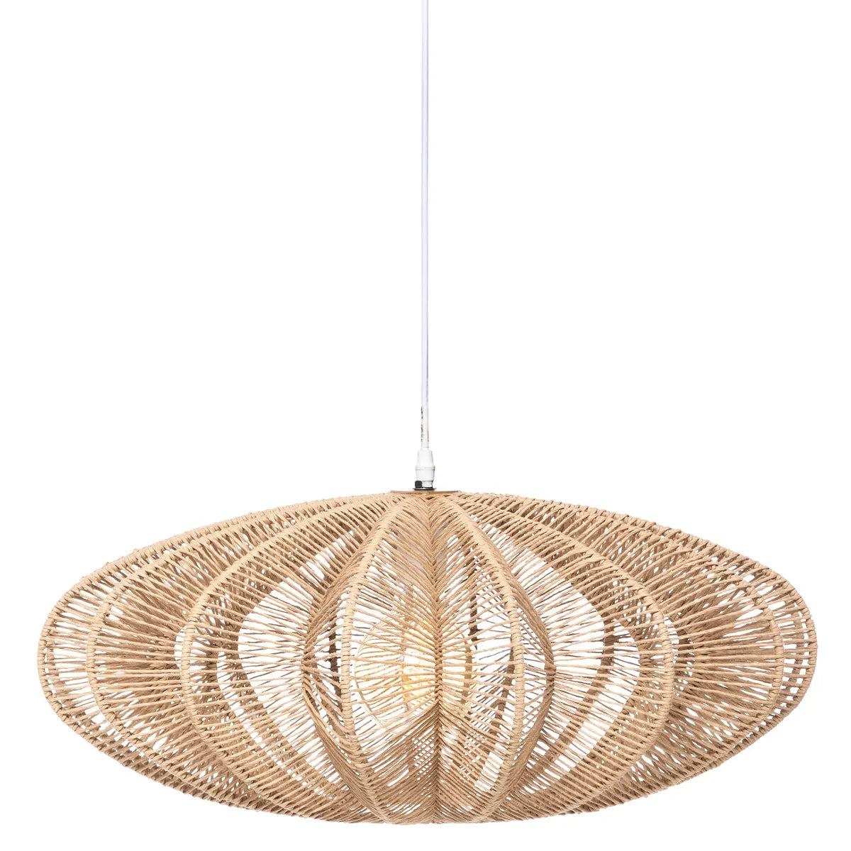 Lampă suspendată Tery, 57 cm, hârtie