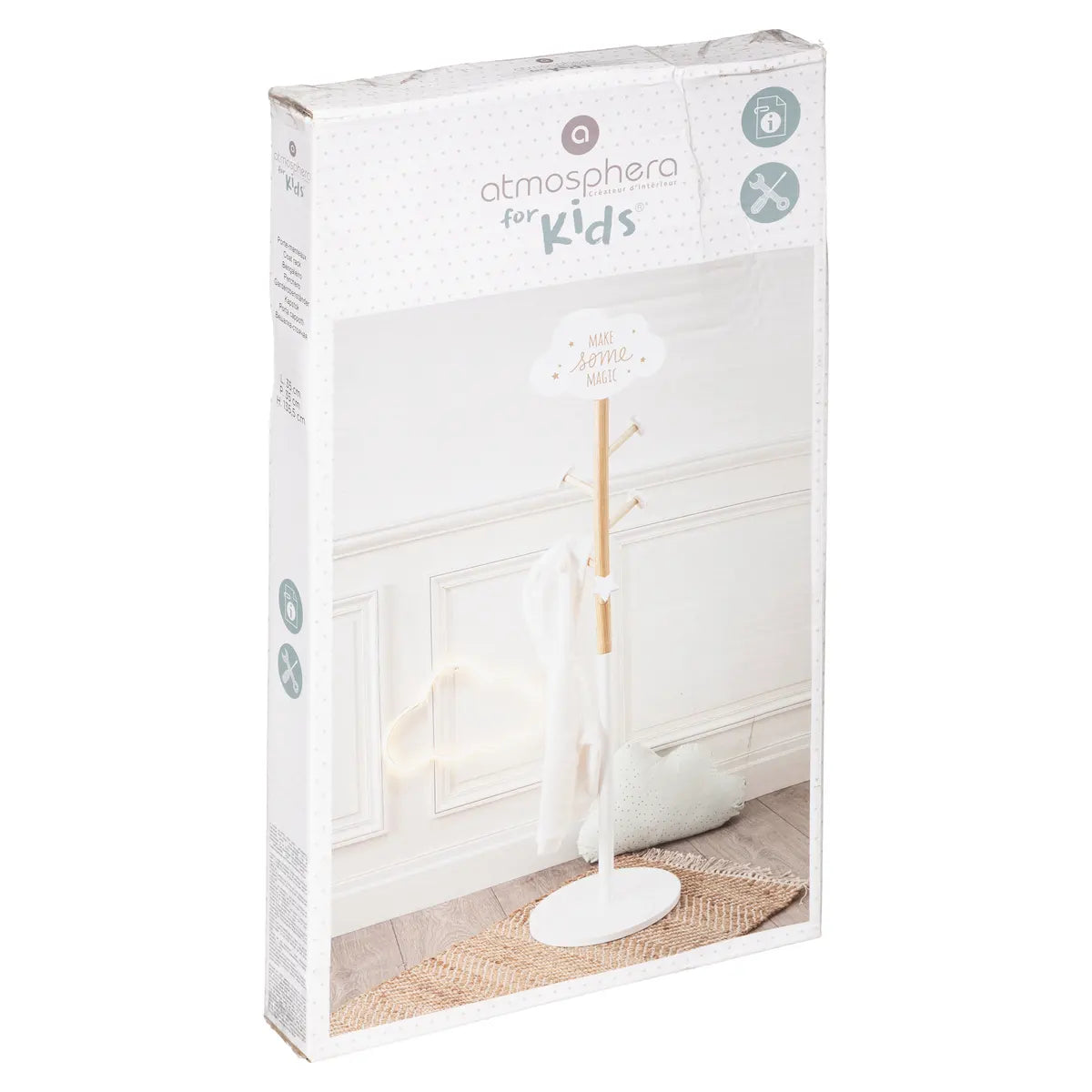 Cuier pentru copii Atmosphera Cloud, 135 cm, MDF