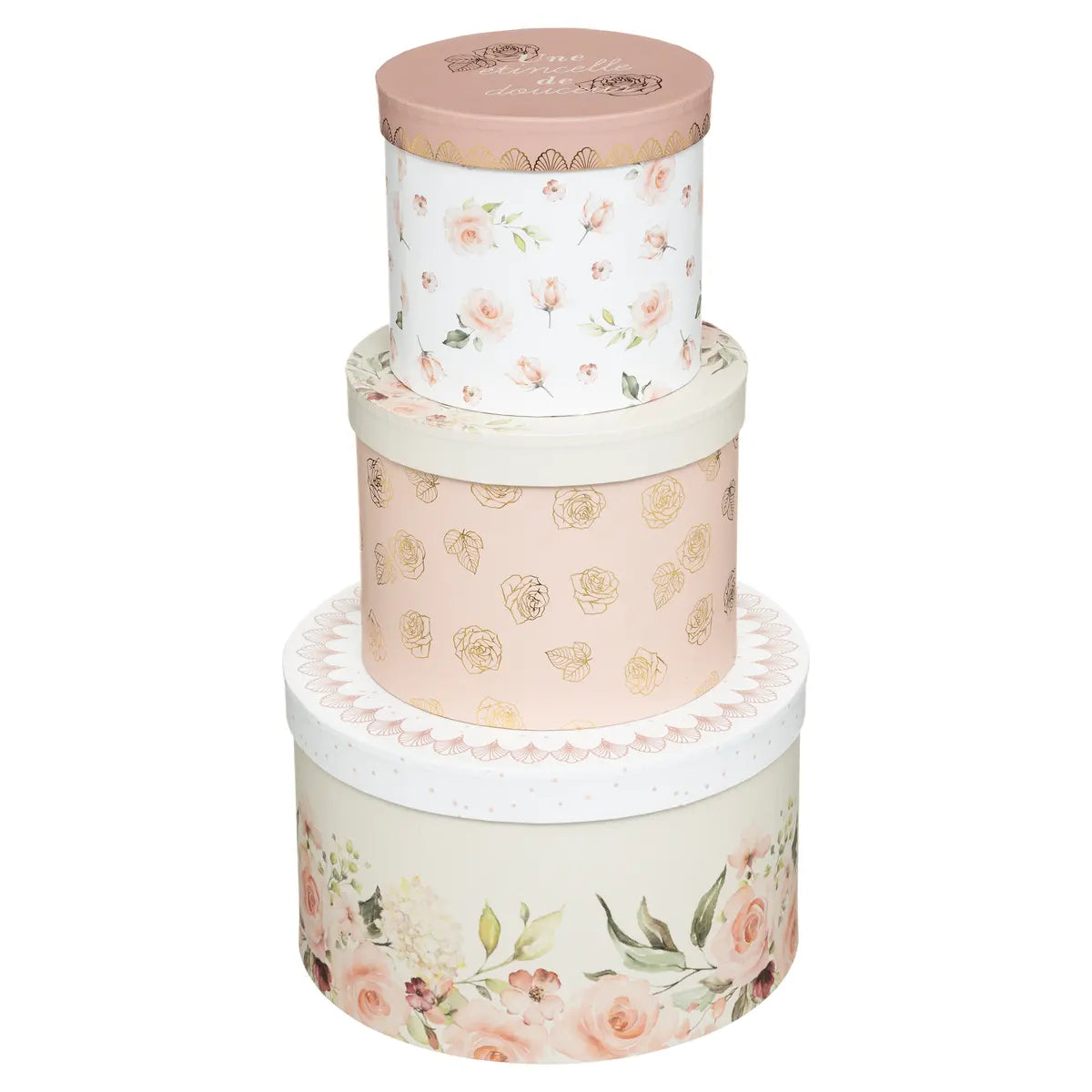 Set cutii de depozitare Atmosphera Princess, 3 buc. 