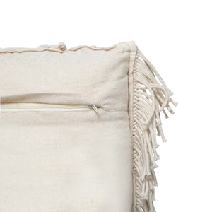 Pernă decorativă Atmosphera Macrame, 30x50 cm, Ivory