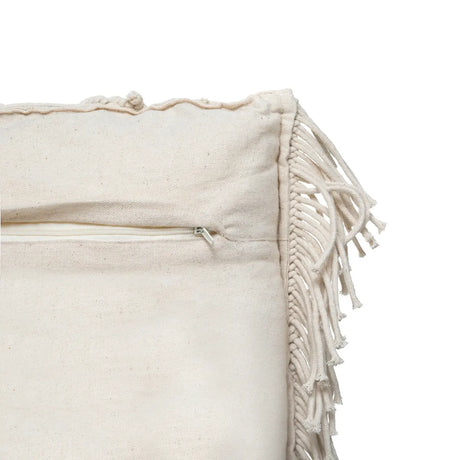 Pernă decorativă Atmosphera Macrame, 30x50 cm, Ivory
