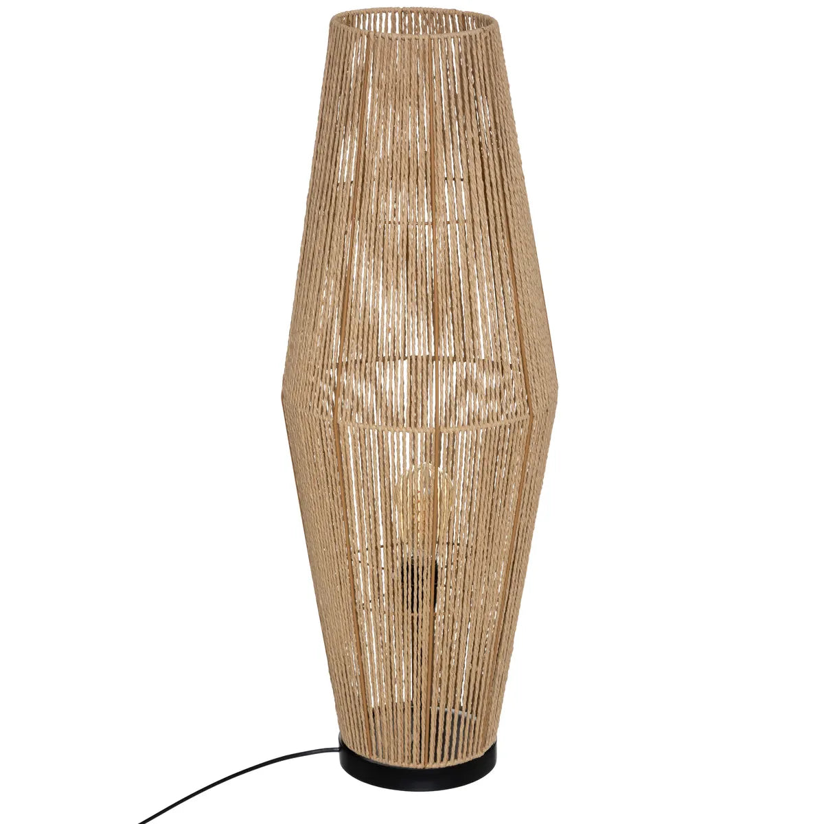 Lampion atmosphera Aissa, Lemn, Natural, 83 cm