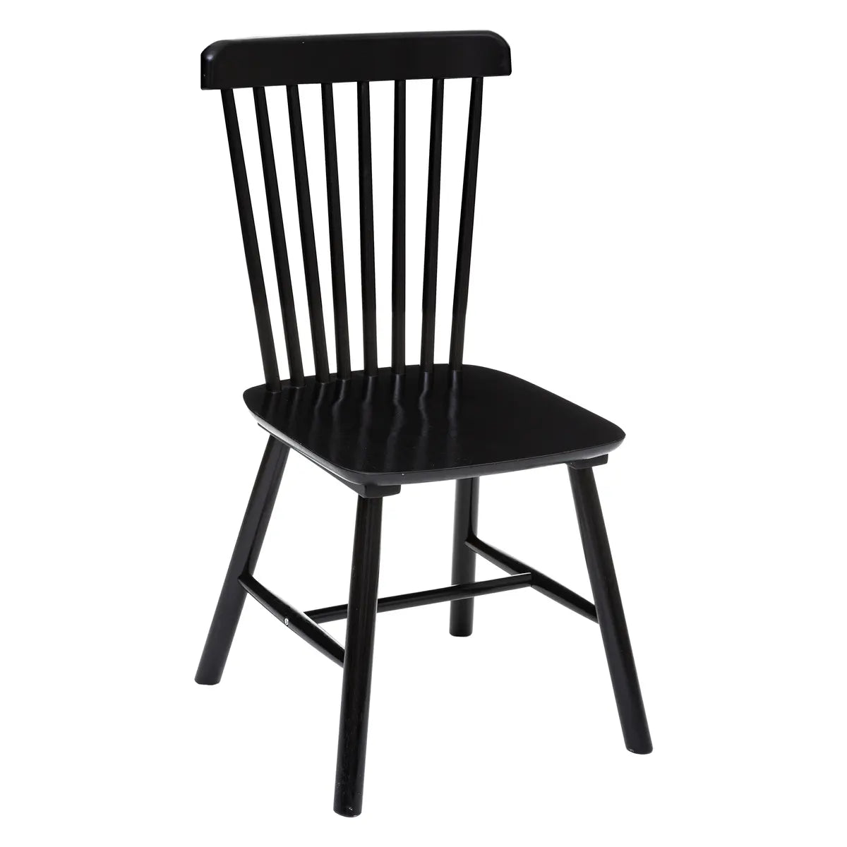 Scaun de sufragerie Atmosphera Isabel, Lemn, Negru