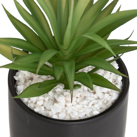 Atmosferă de plante artificiale, 17,5 cm, ghiveci din piatră, 2 tipuri