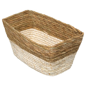 Кутия за съхранение 5five Mix & Modul, Двуцветна, Плетена, 15x31 cm