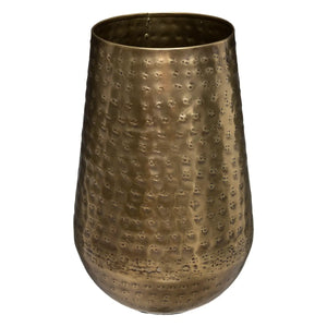 Vază Atmosphere Gold, Metal, 23 cm