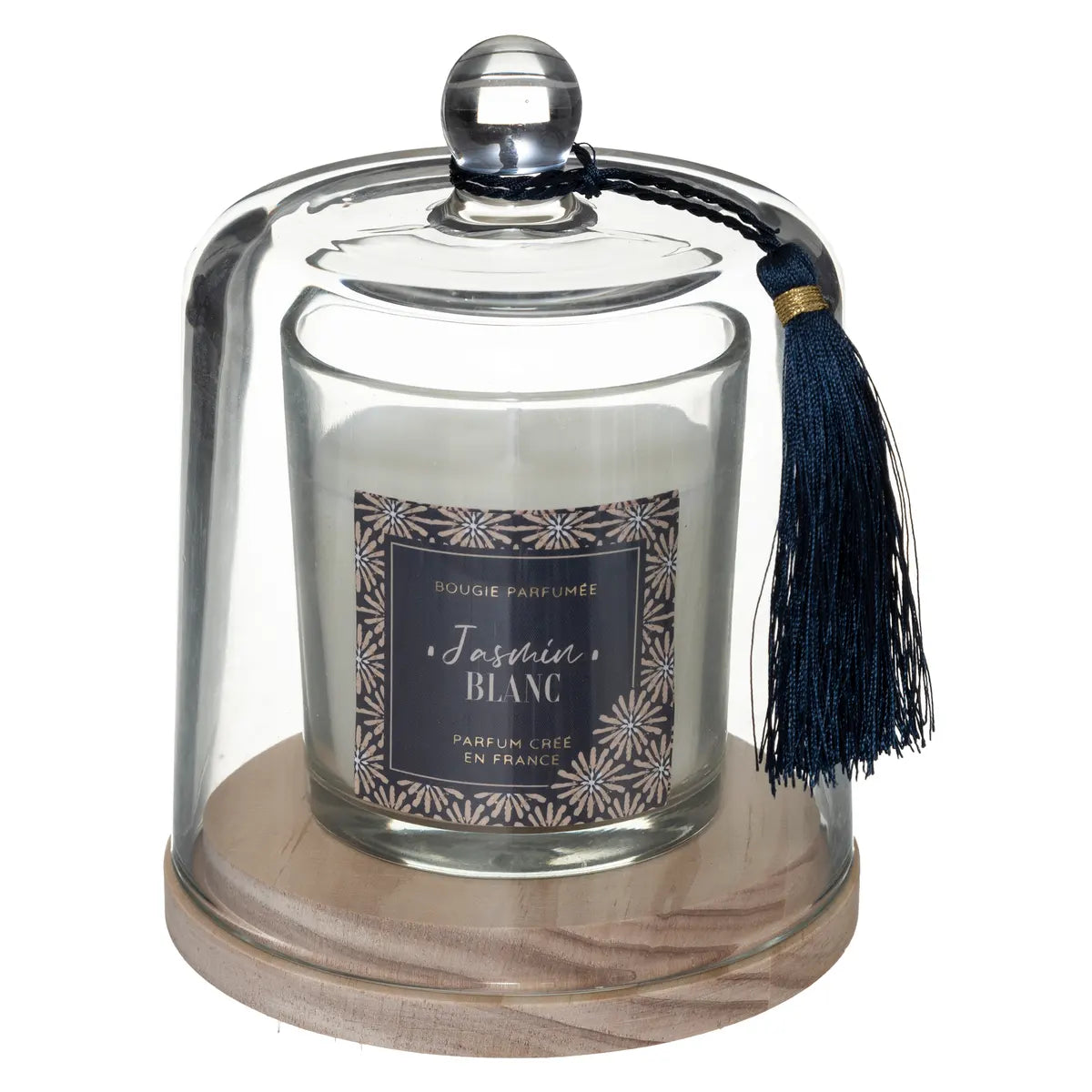 Lumânare parfumată Atmosphera Loli, Sticlă cu capac, 130 g