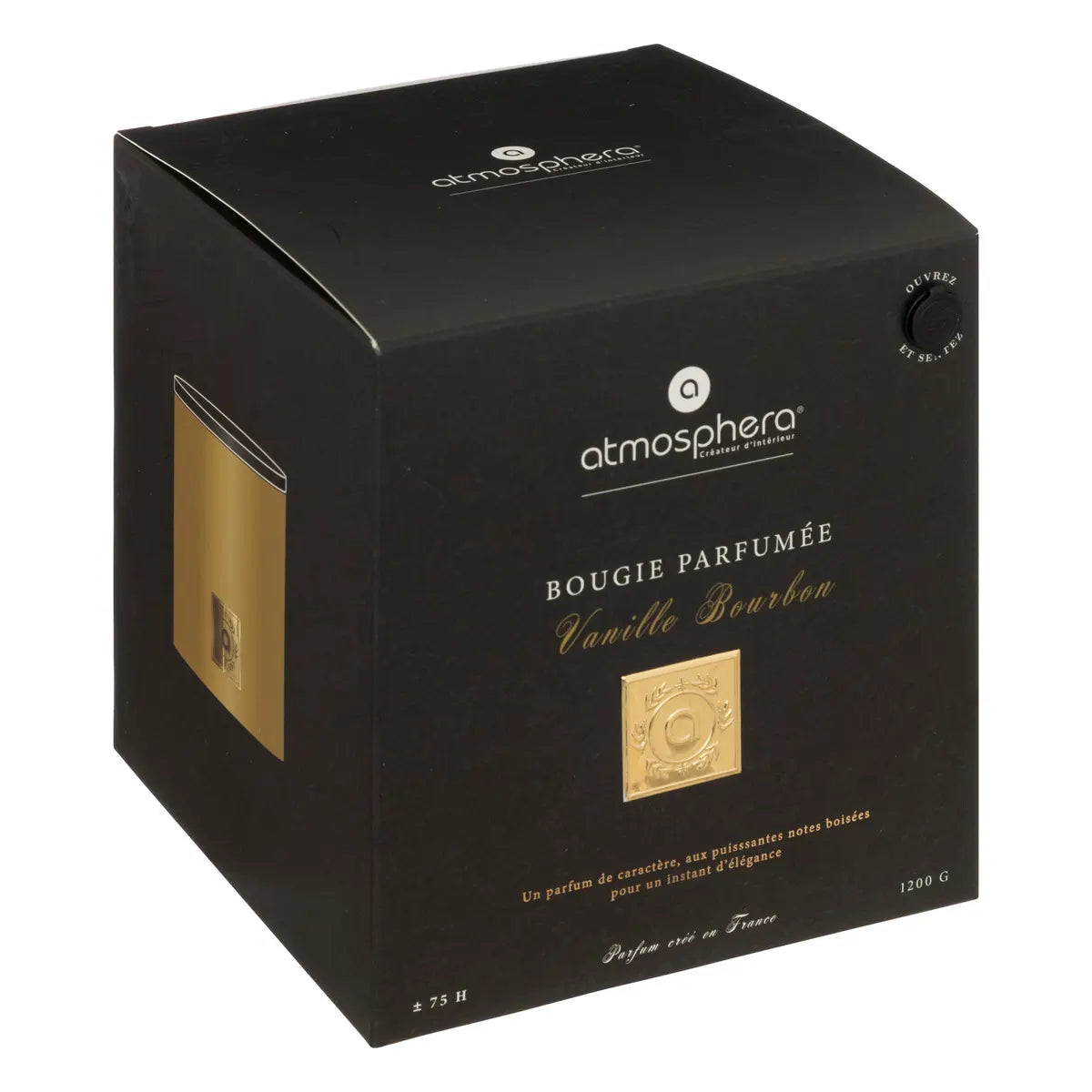 Ароматна свещ atmosphera Enzo, Стъкло, 1200 g