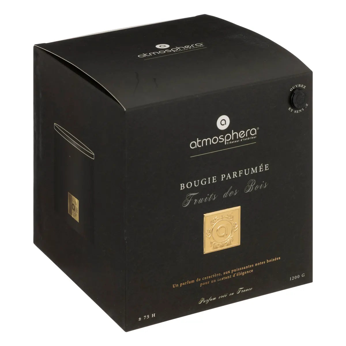 Ароматна свещ atmosphera Enzo, Стъкло, 1200 g