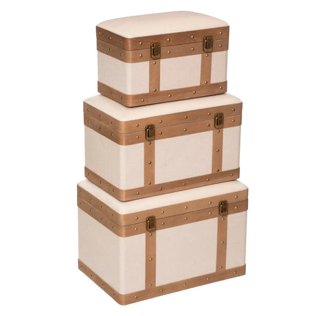 Set cutii de depozitare Atmosphera Norah, 39/44/51 cm