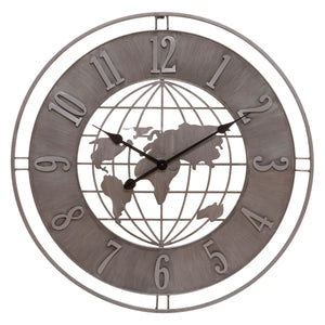 Ceas de perete Atmosphera Isaac, World, Ø68 cm, Metal