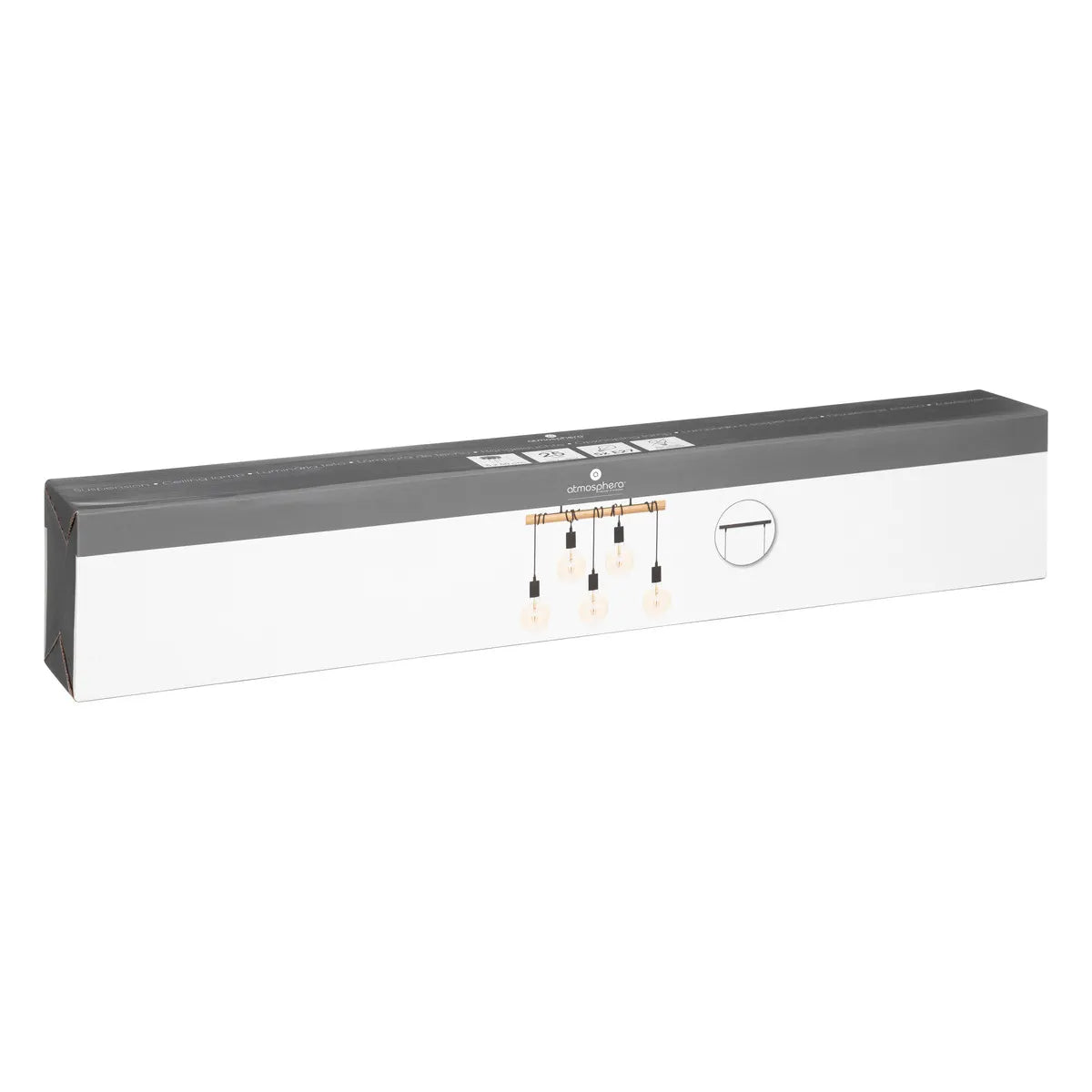 Pandantiv Atmosphere Jake, 120 cm, Metal