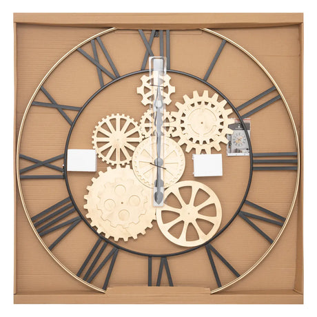 Ceas de perete Atmosphera Isea, Mecanism, Ø90 cm, Metal