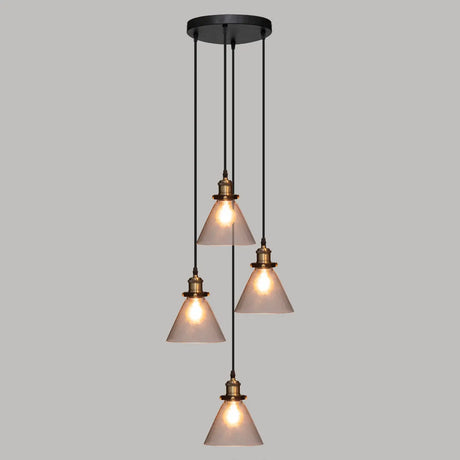 Lampă suspendată Atmosphera Alak, 18 cm, sticlă, metal