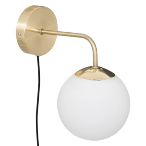 Lampă de perete Atmosphera Dris, 15 cm, sticlă