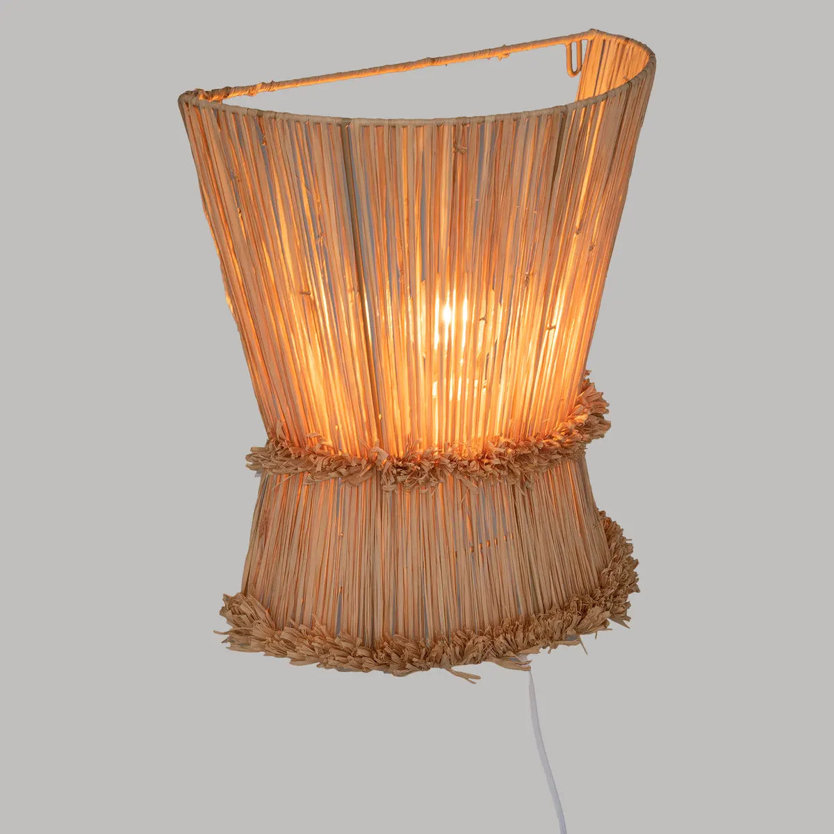 Lampă de perete Atmosphere Loa, 30 cm, Bambus