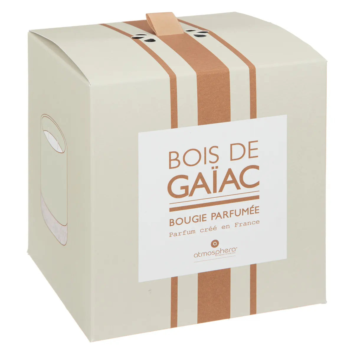 Lumânare parfumată Atmosphera Marty, Lemn de Guaiac, Ceramică, 600 g