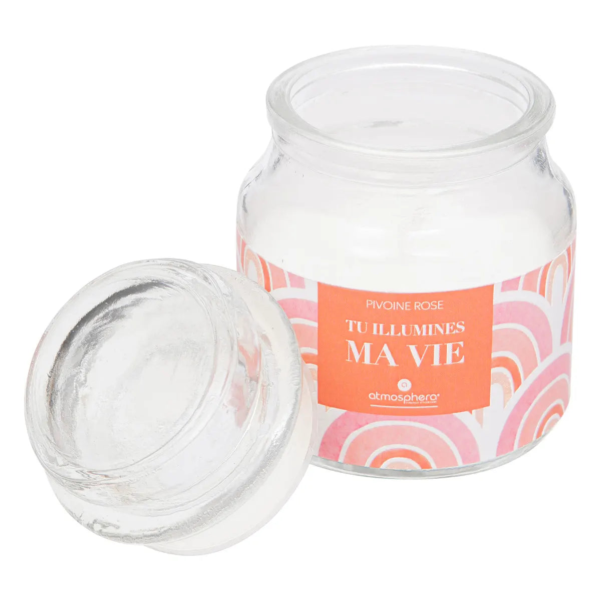 Lumânare parfumată Atmosphera Jomy, Sticlă, 65 g