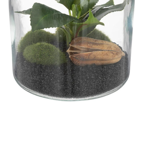Terariu botanic cu atmosferă de plantă artificială, 19,5 cm