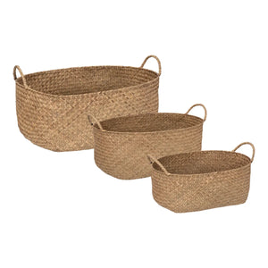 Set de coșuri pliabile Atmosphera Elora, 2 buc, Fibre vegetale