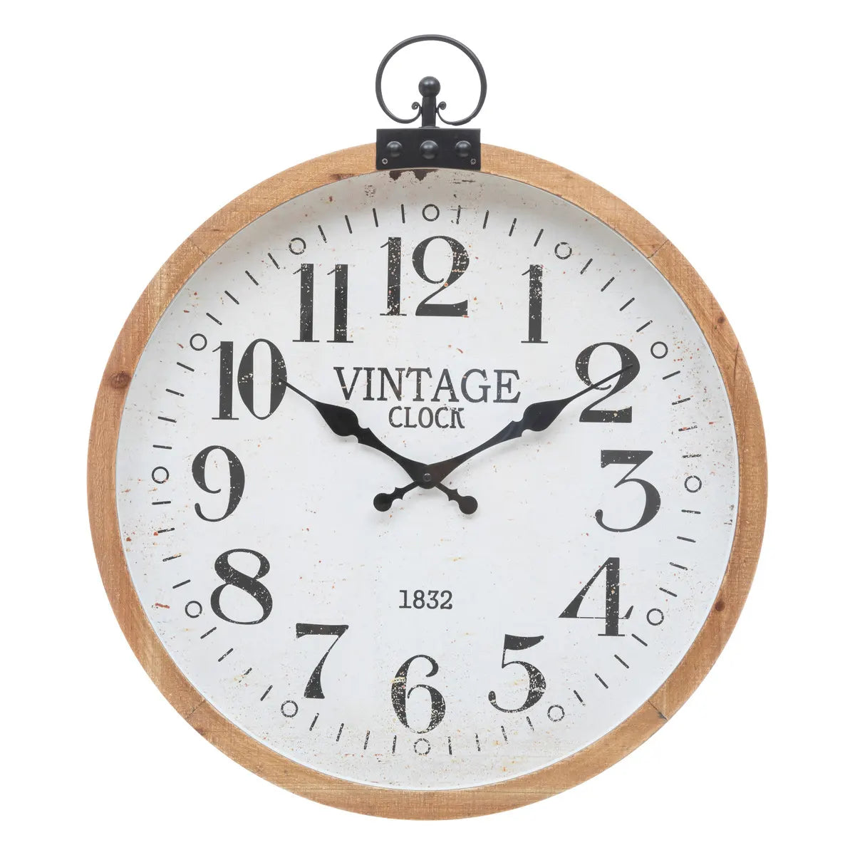 Ceas de perete Atmosphera Yago, stil Pocket, Ø57 cm, MDF