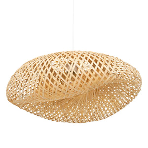 Lampă suspendată Beddy, 50 cm, bambus