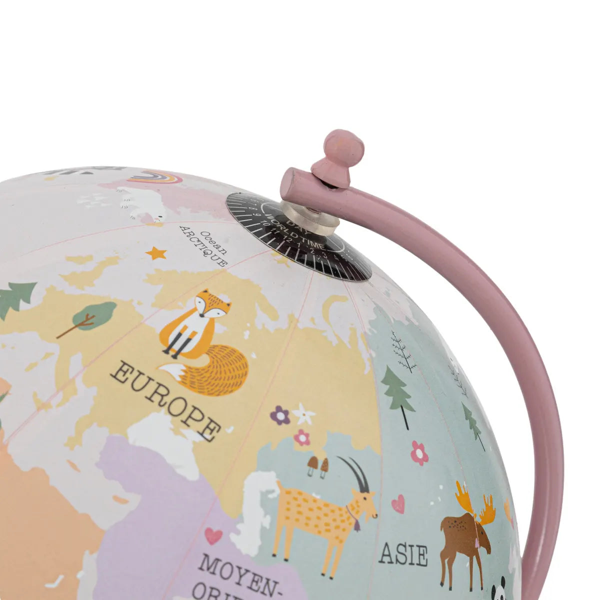 Glob Atmosphera pentru copii, roz, 20 cm
