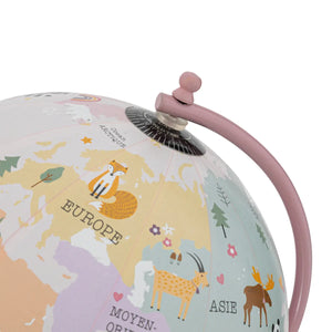 Glob Atmosphera pentru copii, roz, 20 cm