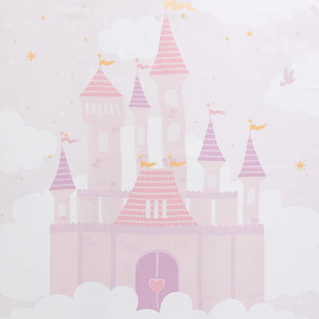 Perdea opacă pentru copii Atmosphera Castle, 135x260 cm, violet