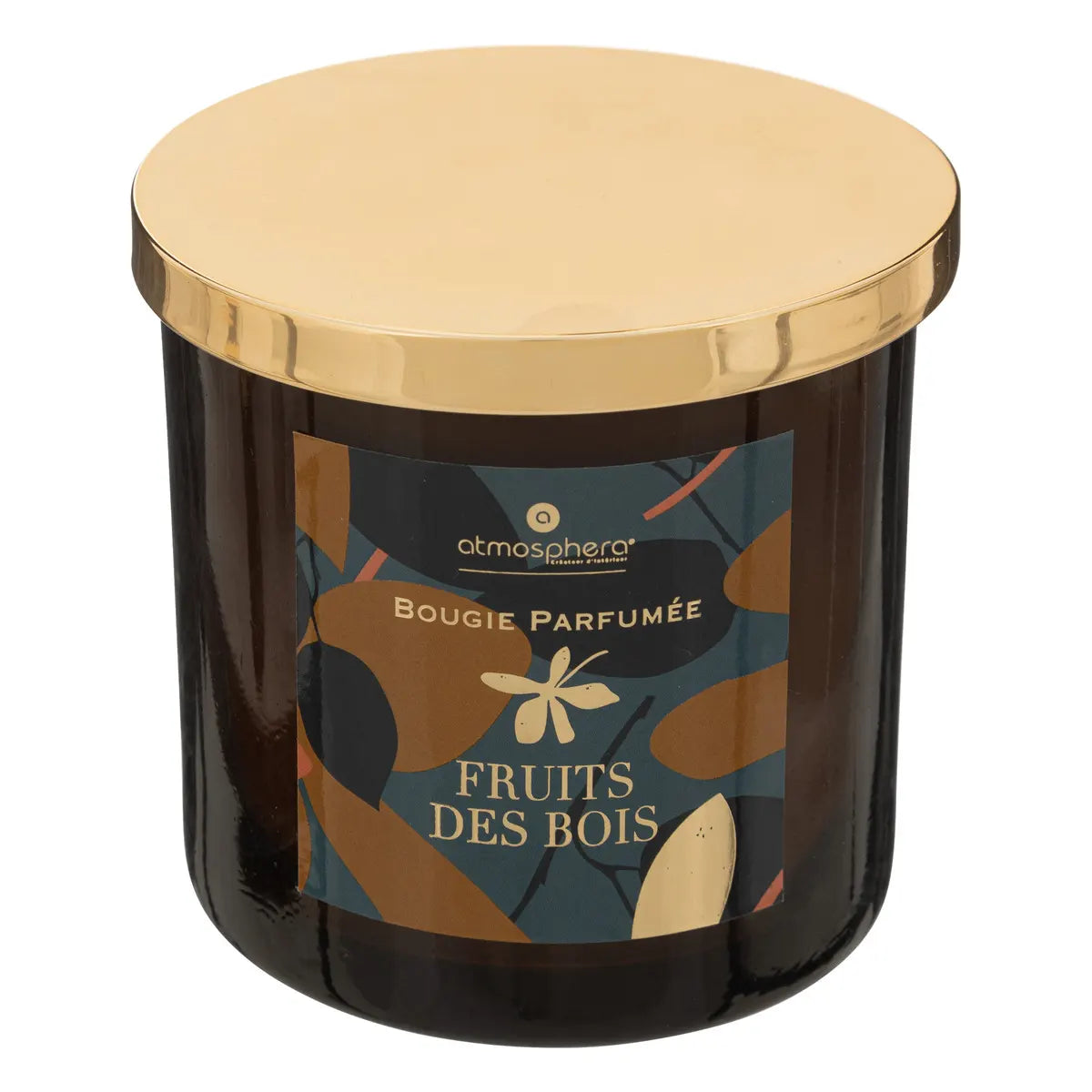 Lumânare parfumată Atmosphera Prună, Sticlă, 400 g