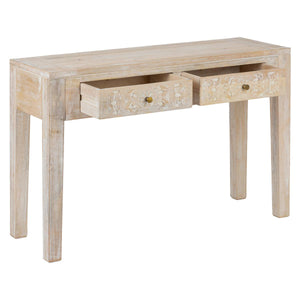 Masă consolă Atmosphera Shirel, 120 cm, lemn de mango