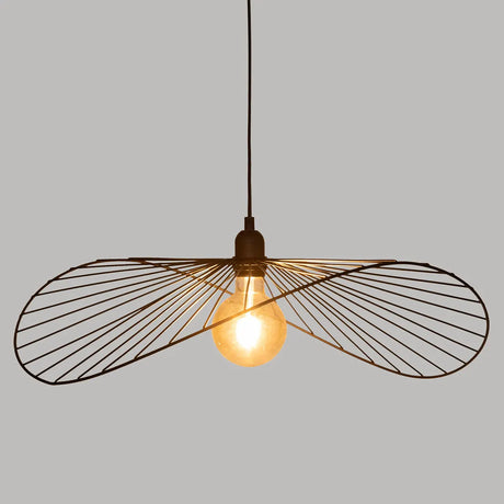 Lampă suspendată Atmosphera Adelia, 58 cm, metal negru