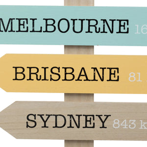 Decorațiune de perete Atmosphera Hawa Australia, 54cm, MDF