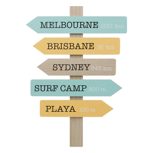 Decorațiune de perete Atmosphera Hawa Australia, 54cm, MDF