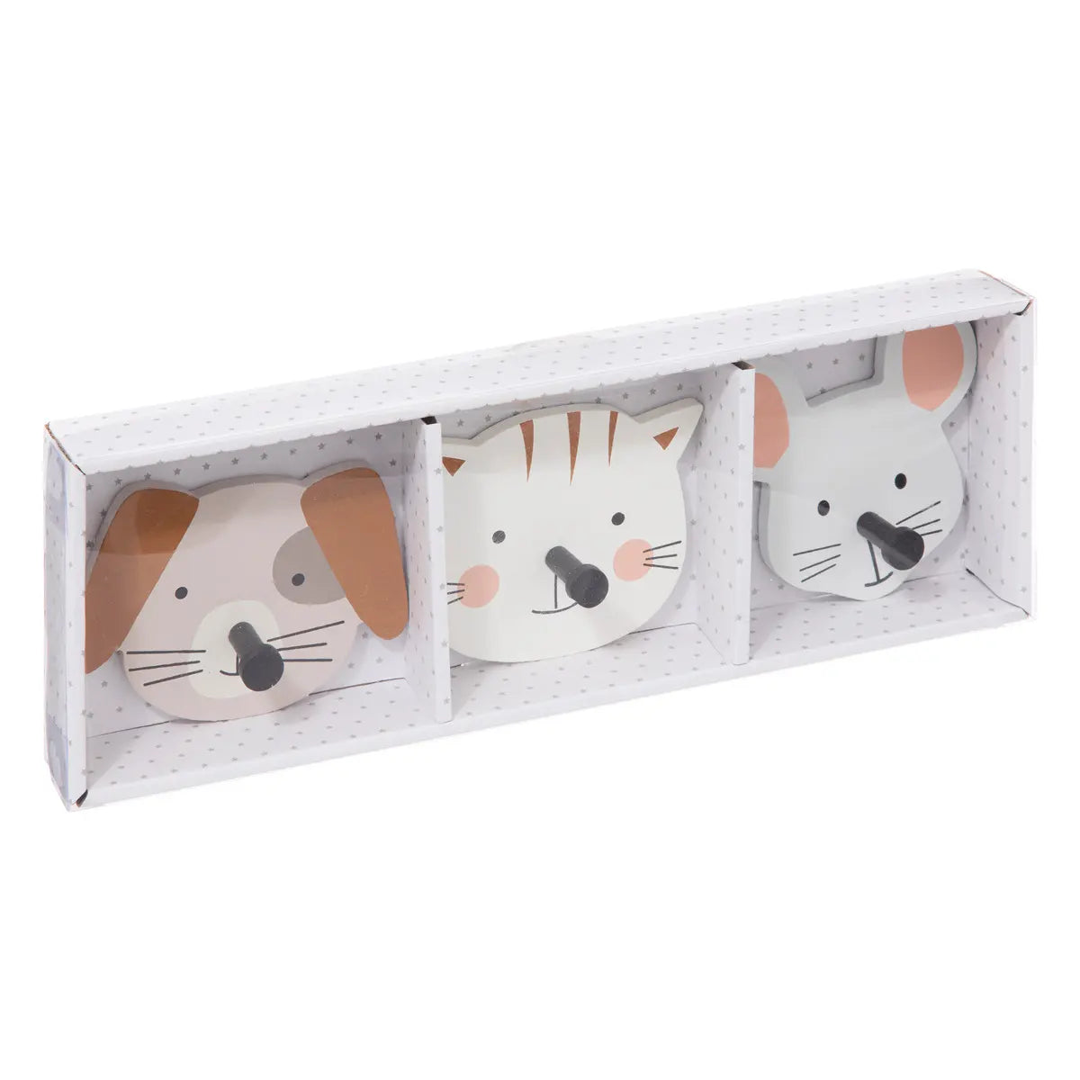 Set de umerașe pentru copii Atmosphera Animals, MDF