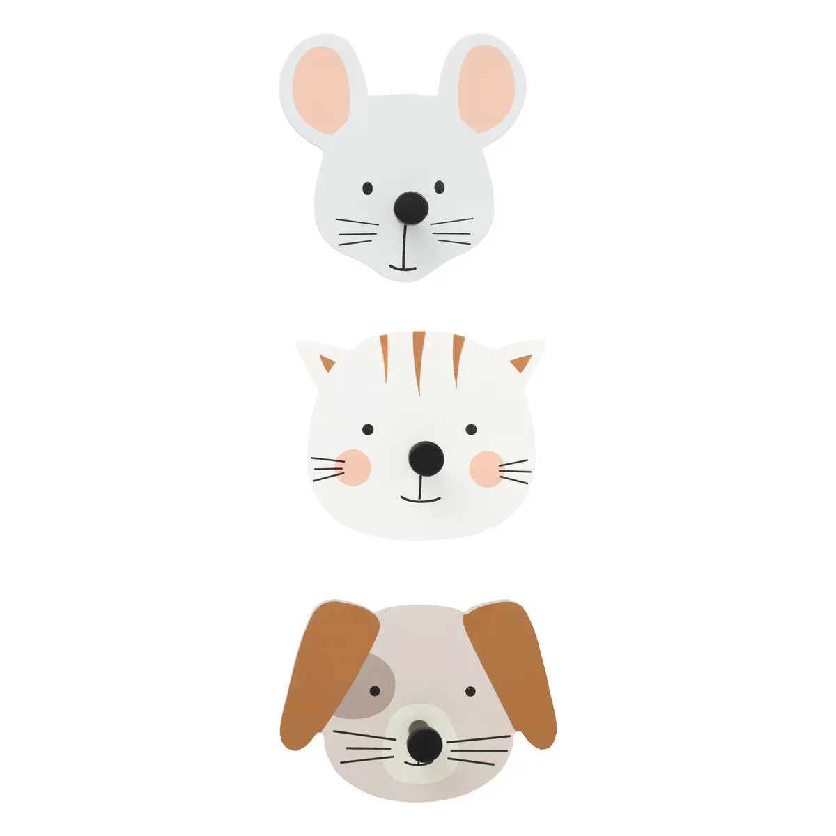 Set de umerașe pentru copii Atmosphera Animals, MDF
