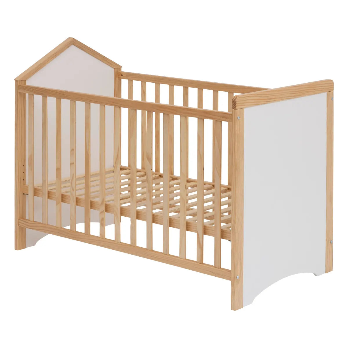 Pat pentru copii Atmosphera Kima, 60x120 cm, 5 niveluri, pin