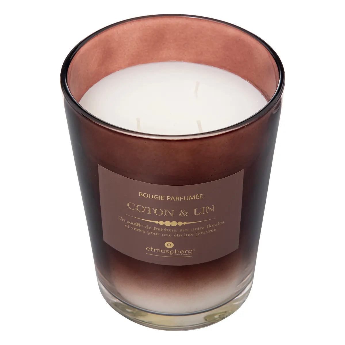 Lumânare parfumată Atmosphera Alma, Sticlă, 855 g