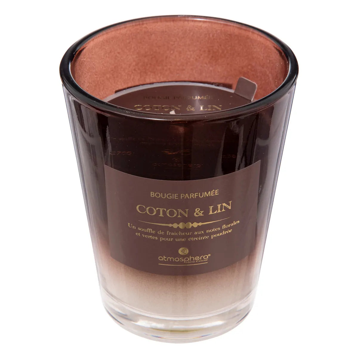 Lumânare parfumată Atmosphera Alma, Sticlă, 270 g