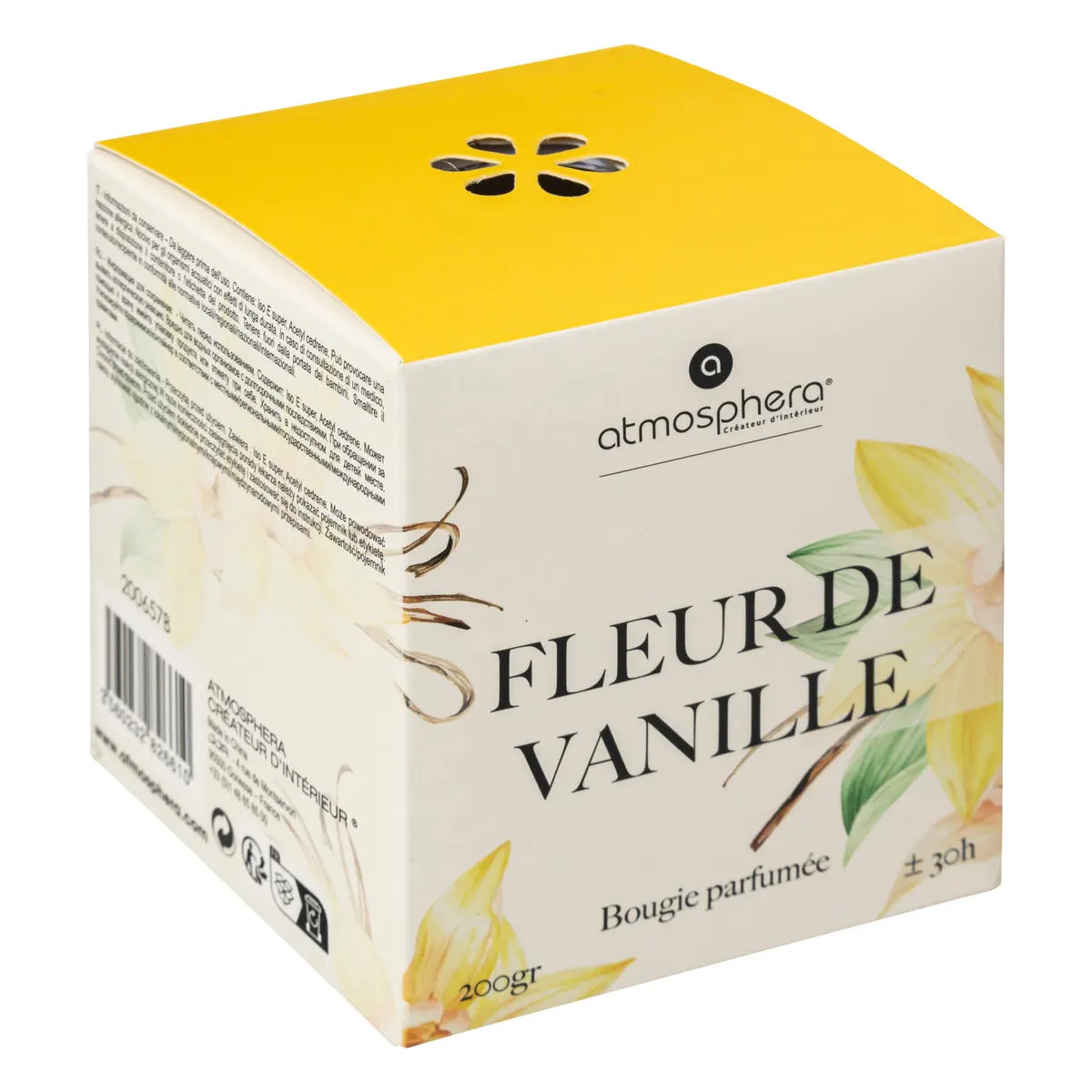 Lumânare parfumată Atmosphera Oudy, Sticlă, 200 g