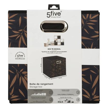 Cutie de depozitare 5five Mix &amp; Modul Decor 4, Material nețesut, 31x31 cm