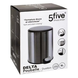 Coș 5five Delta, Metal, 6 L