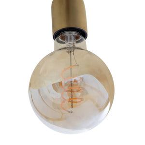 Lampă suspendată Atmosphera Arlo, 56 cm, metal auriu