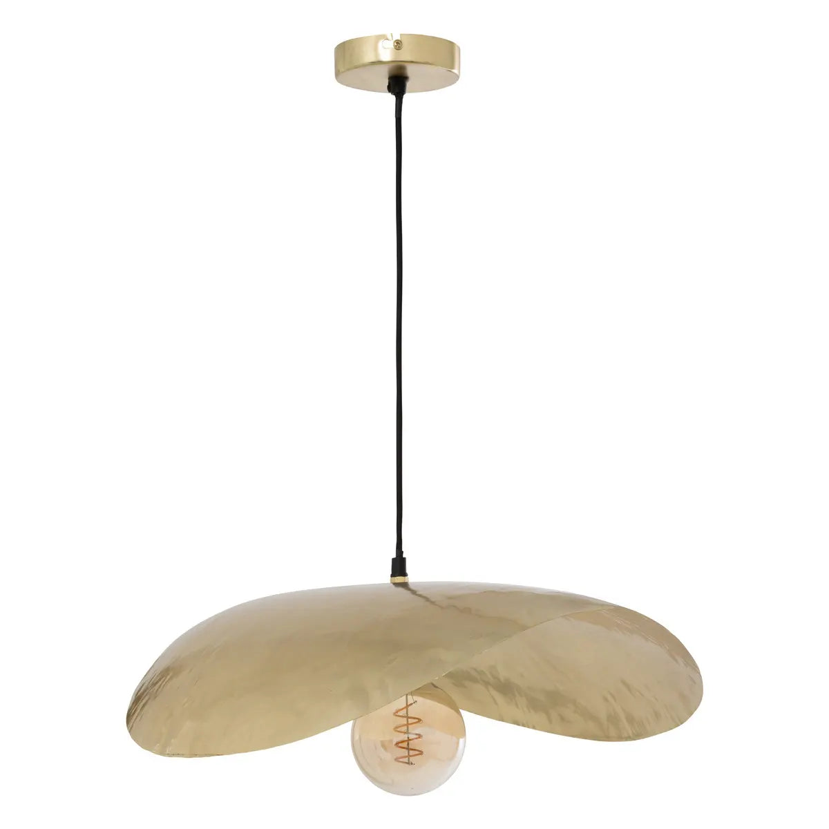 Lampă suspendată Atmosphera Arlo, 56 cm, metal auriu