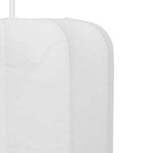 Lampă suspendată Atmosphera Tobie, 25 cm, bumbac alb