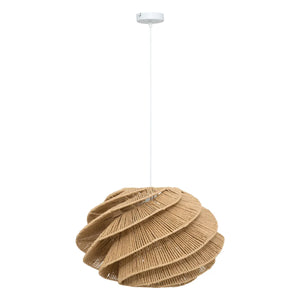 Lampă suspendată Atmosphera Ozan, 54 cm, Bej