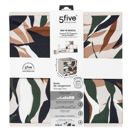 Cutie de depozitare 5five Mix &amp; Modul, Print, 31x31 cm