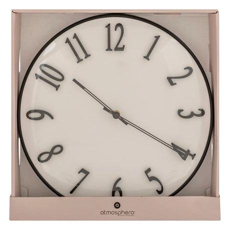 Ceas de perete Atmosphera Edgar, Ø35 cm, Plastic, 3D