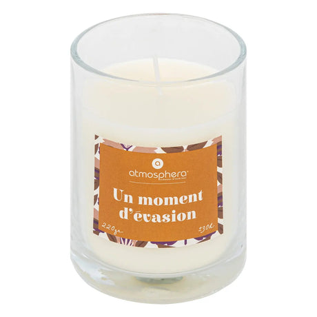 Lumânare parfumată Atmosphera Mily, Sticlă, 220 g