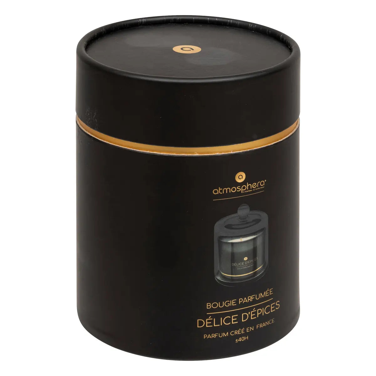 Lumânare parfumată Atmosphera Ilae, Sticlă, 240 g